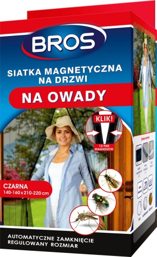 BROS Siatka magnetyczna na drzwi klik biała 100x220cm.jpg