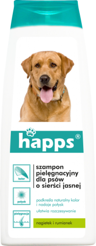 HAPPS Szampon pielęgnacyjny dla psów o sierści jasnej 200ml.png