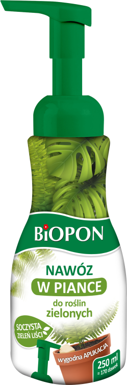 Biopon Nawóz w piance do roślin zielonych 250ml.png