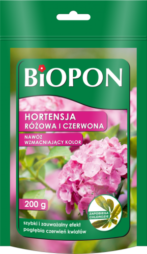 Biopon Nawóz barwiący do hortensji różowej i czerwonej 200g.png