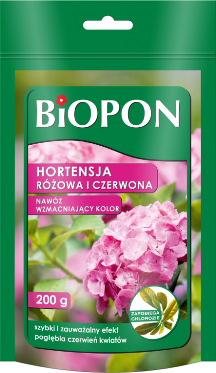 Biopon Nawóz barwiący do hortensji różowej i czerwonej 200g.png