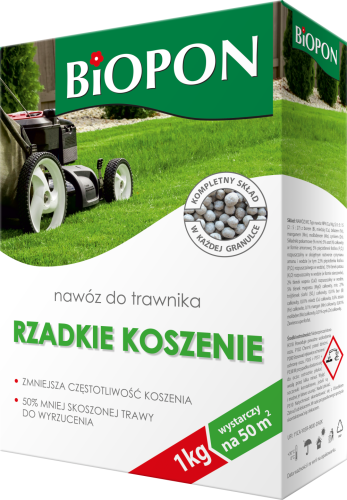 Biopon Nawóz do trawnika Rzadkie koszenie.png