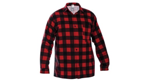 Koszula flanelowa Square czerwona Stalco.jpg
