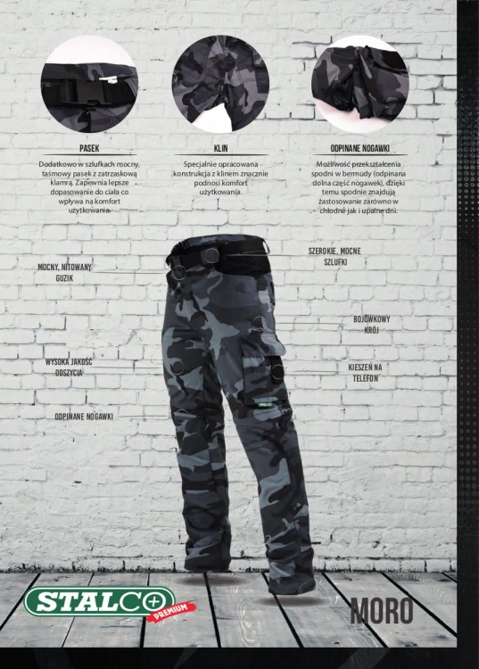 Spodnie Moro odpinane nogawki rozm. XL Stalco Premium baner1.jpg