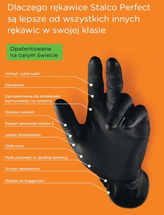 Rękawice Black 11 XXL 1para Stalco baner1.PNG