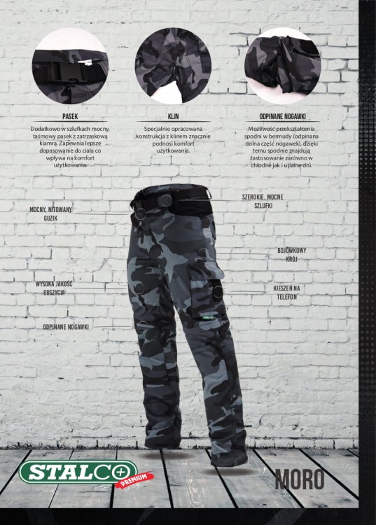 Spodnie Moro odpinane nogawki rozm. XL Stalco Premium baner1.jpg