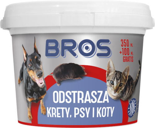 Odstraszacz kretów, psów i kotów 450ml Bros.png