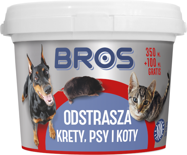 Odstraszacz kretów, psów i kotów 450ml Bros.png